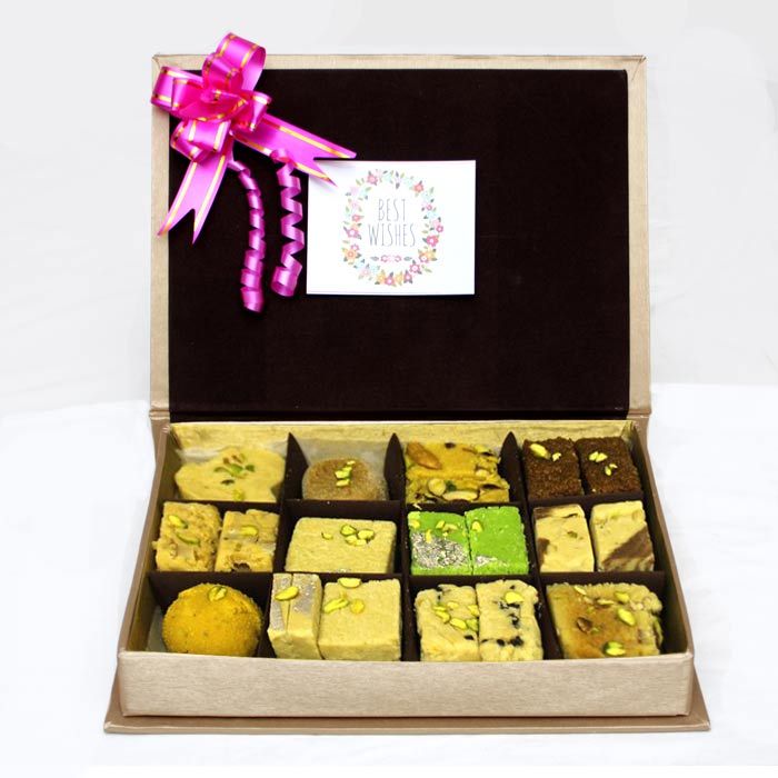 Golden Box of Sweetness - Mix Mithai