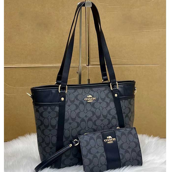 Classic Leather Embossed Handbag