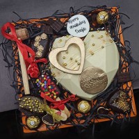 Breakable Chocolate Heart Cake