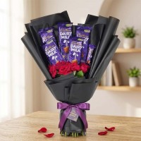 Dairy Milk & Roses Gorgeous Bouquet