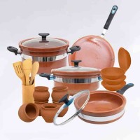 Azaadi Clay Dinner Set