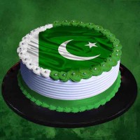 Pakistan Flag Cake 2 LBS